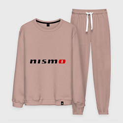 Костюм хлопковый мужской Nismo, цвет: пыльно-розовый