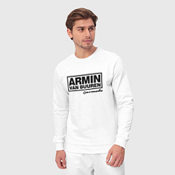 Костюм хлопковый мужской Armin van Buuren, цвет: белый — фото 2
