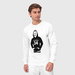 Костюм хлопковый мужской Stalingrad 34, цвет: белый — фото 2