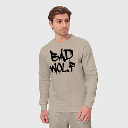 Костюм хлопковый мужской Bad Wolf, цвет: миндальный — фото 2