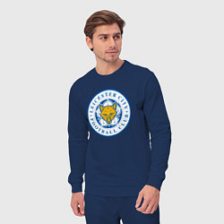 Костюм хлопковый мужской Leicester City FC, цвет: тёмно-синий — фото 2