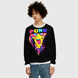 Свитшот мужской Punk, цвет: 3D-белый — фото 2
