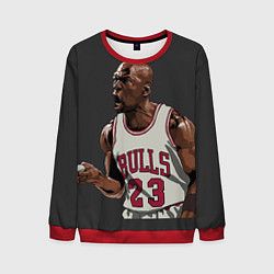 Свитшот мужской Bulls 23: Jordan, цвет: 3D-красный