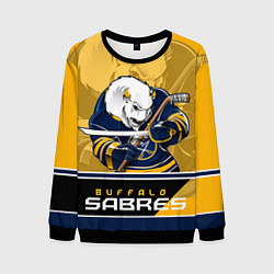 Свитшот мужской Buffalo Sabres, цвет: 3D-черный