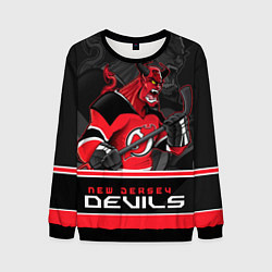 Свитшот мужской New Jersey Devils, цвет: 3D-черный