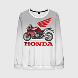 Свитшот мужской Honda 2, цвет: 3D-белый