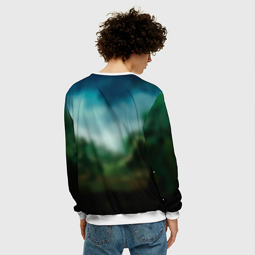 Мужской свитшот Бронвин Бантли / 3D-Белый – фото 4