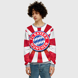 Свитшот мужской FC Bayern, цвет: 3D-меланж — фото 2