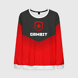Свитшот мужской Gambit Gaming Uniform, цвет: 3D-белый