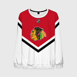 Свитшот мужской NHL: Chicago Blackhawks, цвет: 3D-белый