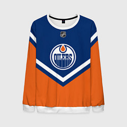 Свитшот мужской NHL: Edmonton Oilers, цвет: 3D-белый
