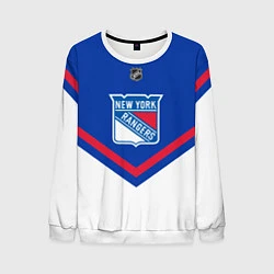 Свитшот мужской NHL: New York Rangers, цвет: 3D-белый