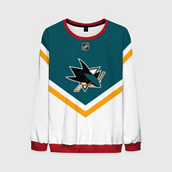 Свитшот мужской NHL: San Jose Sharks, цвет: 3D-красный