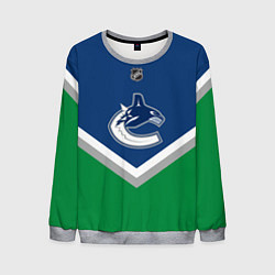 Свитшот мужской NHL: Vancouver Canucks, цвет: 3D-меланж