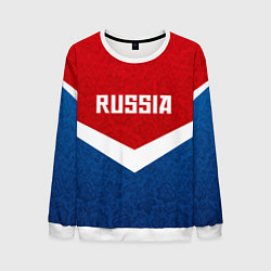 Свитшот мужской Russia Team, цвет: 3D-белый