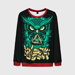 Свитшот мужской Bring Me The Horizon: Owl, цвет: 3D-красный