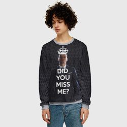 Свитшот мужской Keep Calm & Did You Miss Me?, цвет: 3D-меланж — фото 2