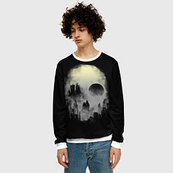 Свитшот мужской Мертвый туман, цвет: 3D-белый — фото 2