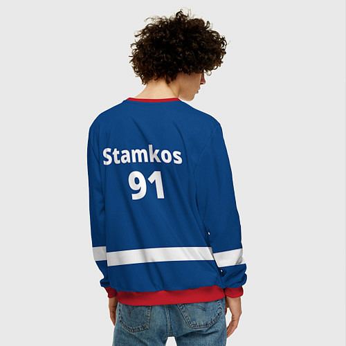 Мужской свитшот Tampa Bay: Stamkos / 3D-Красный – фото 4