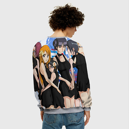 Мужской свитшот Аниме волшебницы / 3D-Меланж – фото 4