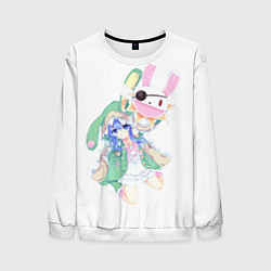 Свитшот мужской Yoshino Himekawa and the one - eyed hare, цвет: 3D-белый