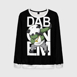 Свитшот мужской Panda dab, цвет: 3D-белый