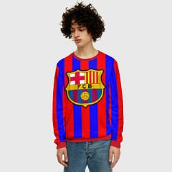 Свитшот мужской Barca FCB Club, цвет: 3D-красный — фото 2