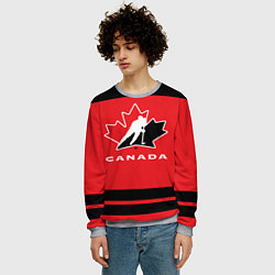 Свитшот мужской Canada Team, цвет: 3D-меланж — фото 2
