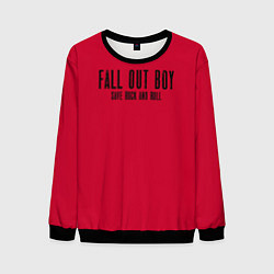 Свитшот мужской Fall out boy: Save Rock, цвет: 3D-черный