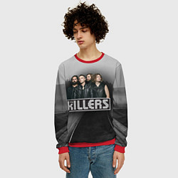Свитшот мужской The Killers, цвет: 3D-красный — фото 2