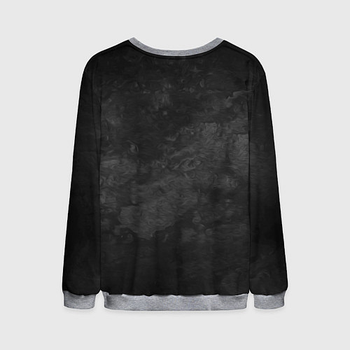 Мужской свитшот Его величество Виталий / 3D-Меланж – фото 2