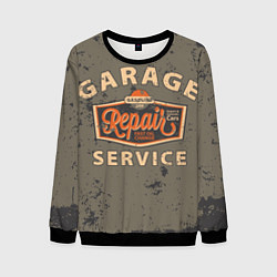 Свитшот мужской Garage Service, цвет: 3D-черный