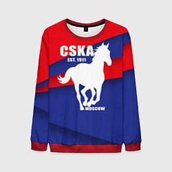 Свитшот мужской CSKA est. 1911, цвет: 3D-красный