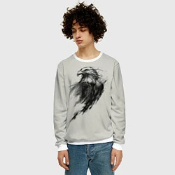 Свитшот мужской Дикий орел, цвет: 3D-белый — фото 2