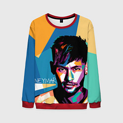 Свитшот мужской Neymar Polygons, цвет: 3D-красный