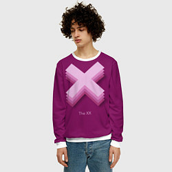 Свитшот мужской The XX: Purple, цвет: 3D-белый — фото 2