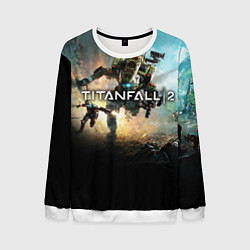 Свитшот мужской Titanfall Battle, цвет: 3D-белый