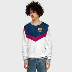 Свитшот мужской Barcelona FC: Sport, цвет: 3D-меланж — фото 2