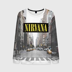 Свитшот мужской Nirvana City, цвет: 3D-белый