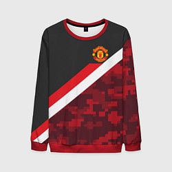 Свитшот мужской Man UTD FC: Sport Camo, цвет: 3D-красный