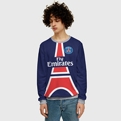 Свитшот мужской FC PSG: Paris Original, цвет: 3D-меланж — фото 2