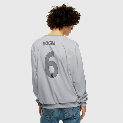 Мужской свитшот Man UTD FC: Pogba Away 17/18 / 3D-Меланж – фото 4