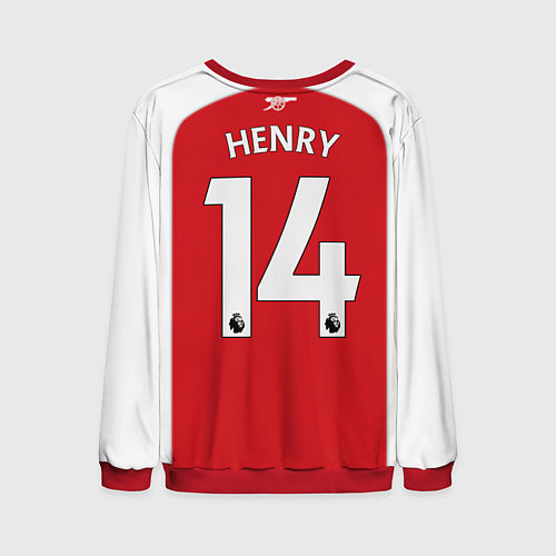 Мужской свитшот FC Arsenal: Henry Home 17/18 / 3D-Красный – фото 2