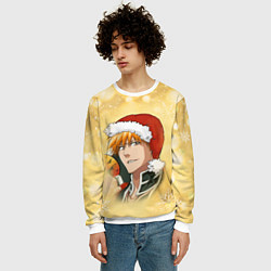 Свитшот мужской Happy New Bleach!, цвет: 3D-белый — фото 2