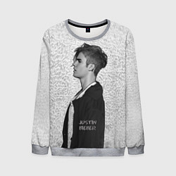 Свитшот мужской Justin Bieber, цвет: 3D-меланж