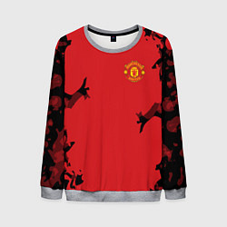 Свитшот мужской FC Manchester United: Red Original, цвет: 3D-меланж