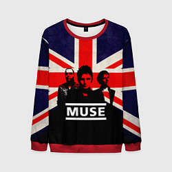 Свитшот мужской Muse UK, цвет: 3D-красный