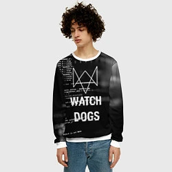 Свитшот мужской Watch Dogs: Hacker, цвет: 3D-белый — фото 2
