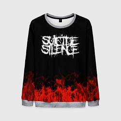 Мужской свитшот Suicide Silence: Red Flame