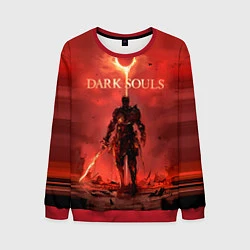 Свитшот мужской Dark Souls: Red Sunrise, цвет: 3D-красный